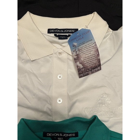 BRAND NEW Devon & Jones Men’s Country Club GOLF Polo Shirt LOT L/XL - Picture 4 of 9